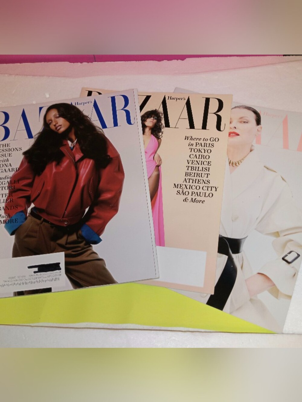 Bazaar Magazine Linda Evangelista & Jenna Ortega Mona